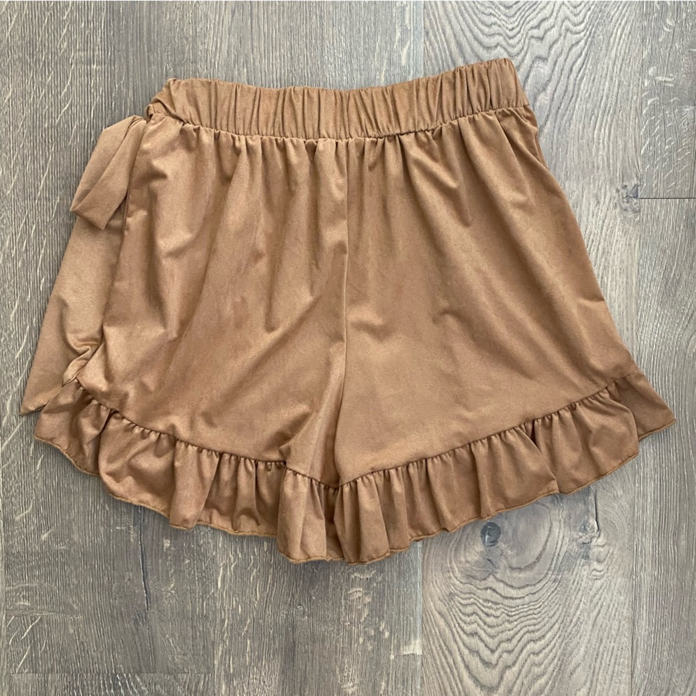 Camel Wrap Skirt - Picture 3 of 3